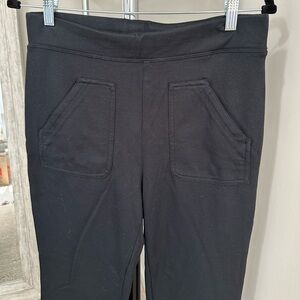 Maeve By Anthropologie Black Flare Comfort Pants